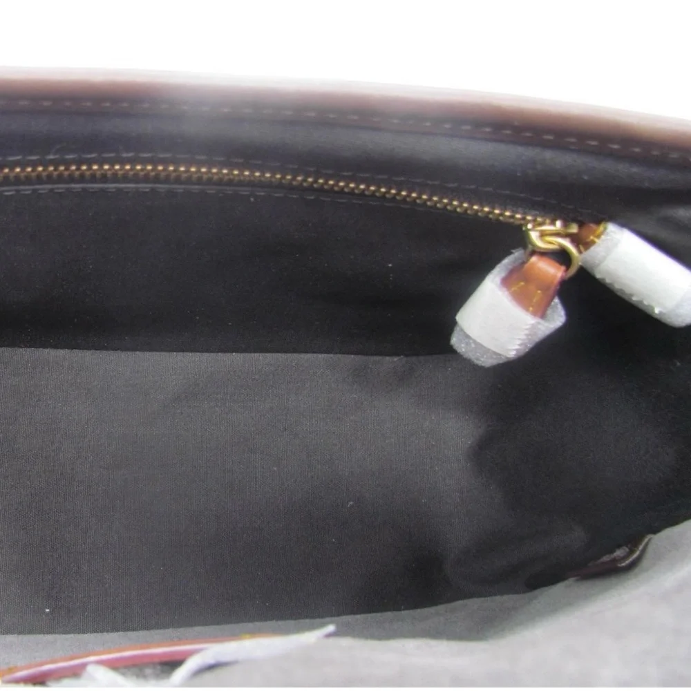 Coach Soft Tabby Signature Shoulder Crossbody Bag in Maple - Picture 15 of 16